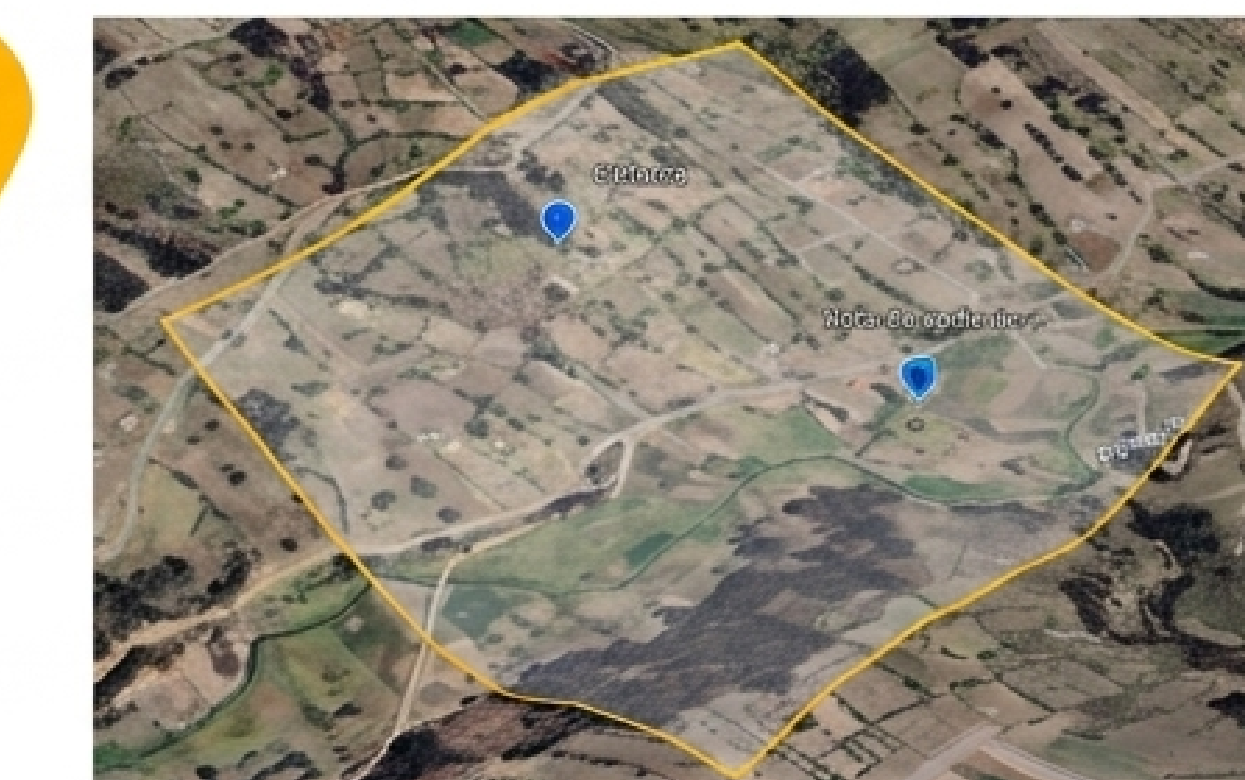 Mapa de ubicación de la parroquia Canchahua, el segundo frente del proyecto.